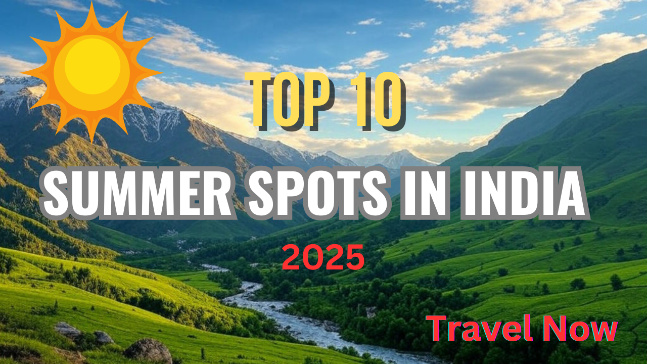 गर्मियो के मौसम में इंडिया में घूमने की 10 जगह